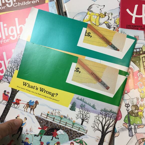 Lot of 41  Highlights Children Kids Magazines 1995-1998 - Picture 8 of 8